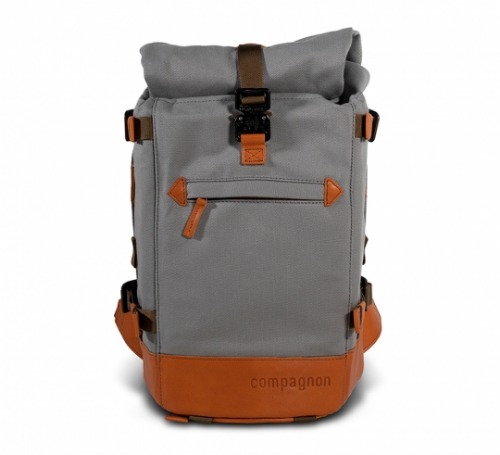 compagnon - the little backpack (Grey/Light Brown)