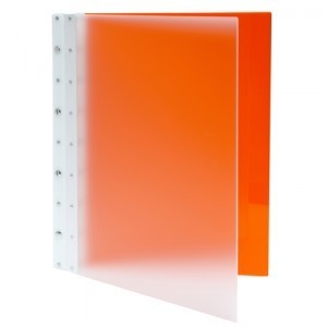 [CASE-ENVY] FROSTED CLEAR ORANGE COVER (11×14가로형11×14&quot;)
